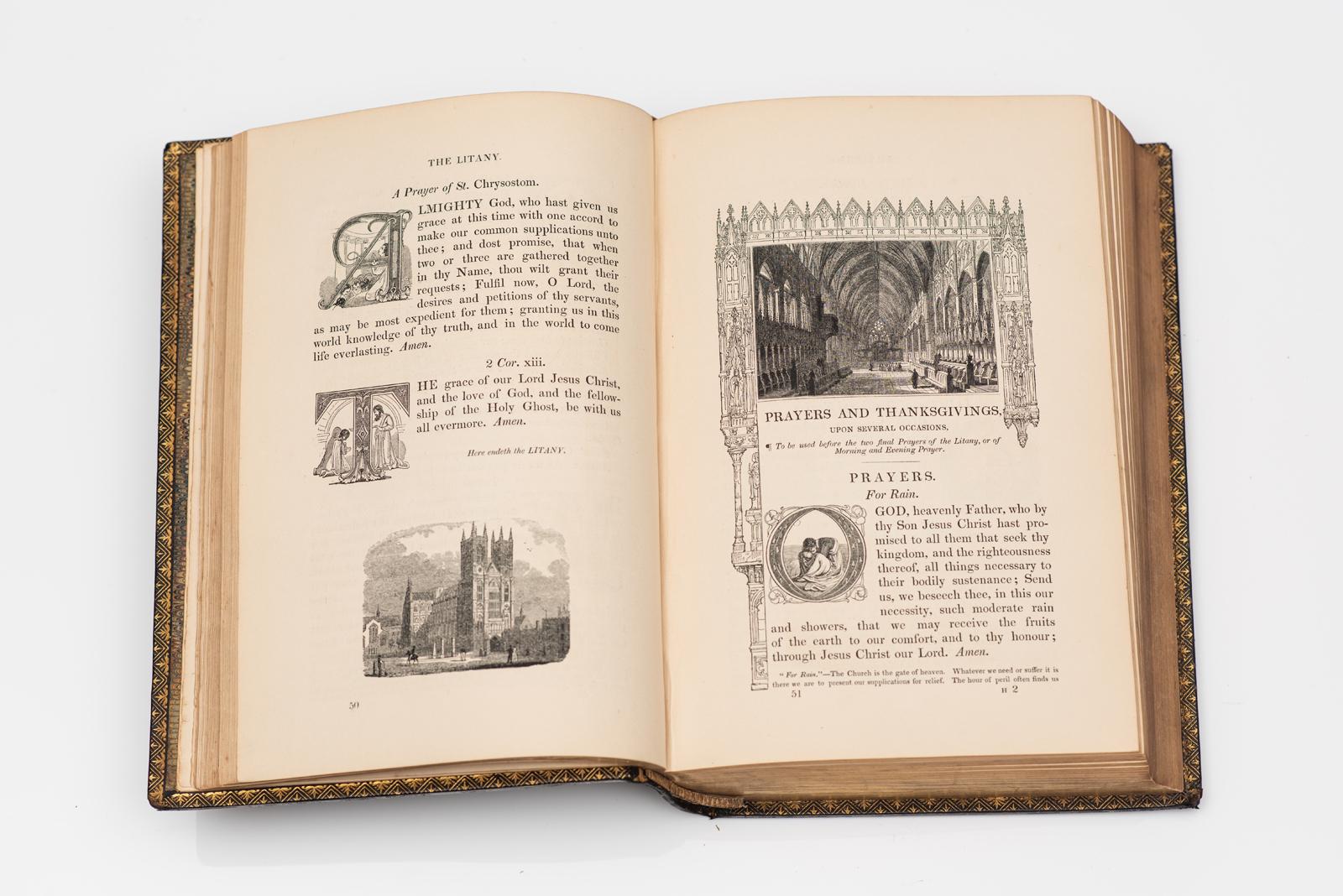 1 Vol. Rev. Henry Stebbing, M.A., Edición ilustrada del Libro de Oración Común siglo XIX en venta