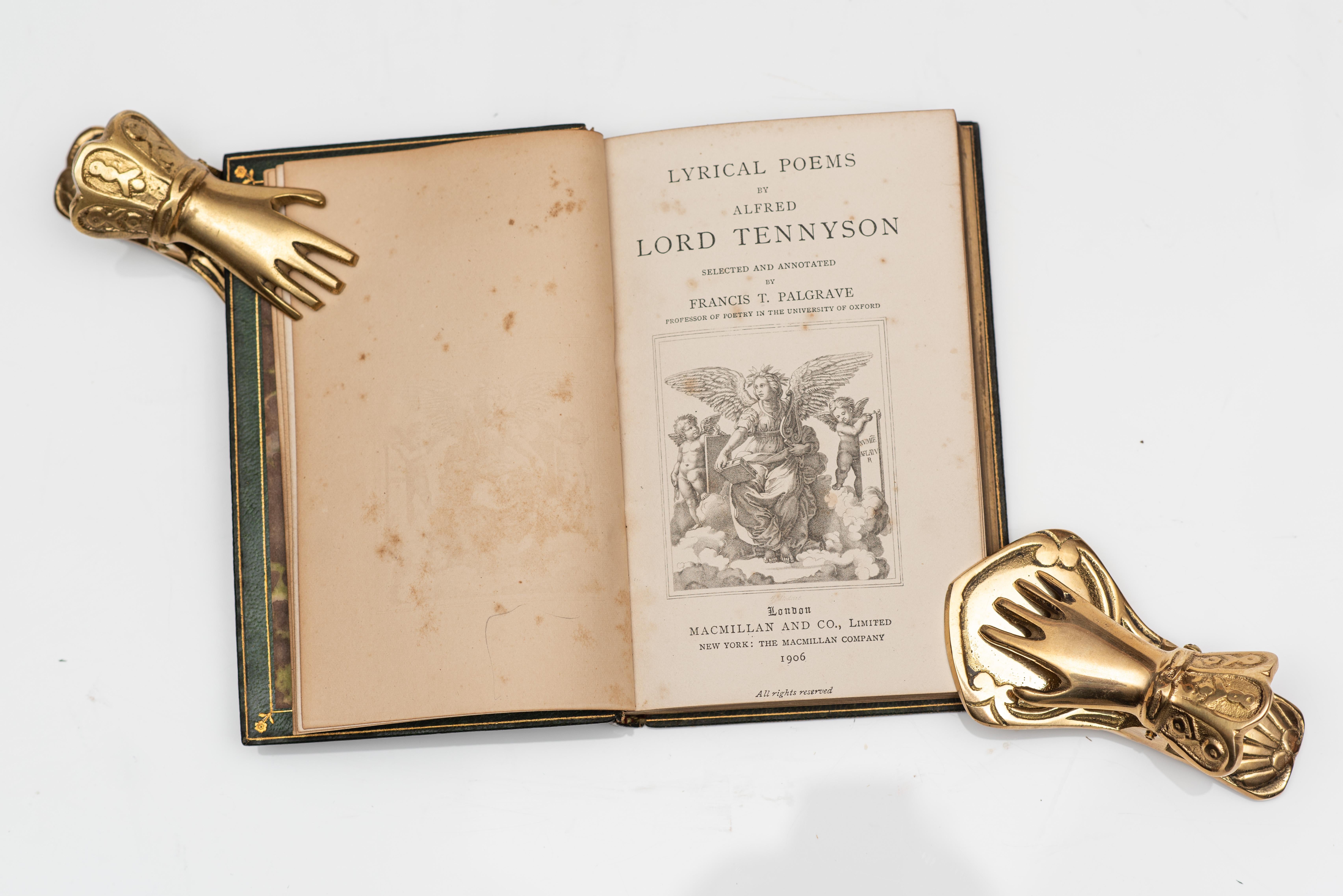 British 1 Volume. Alfred Lord Tennyson. Lyrical Poems. For Sale