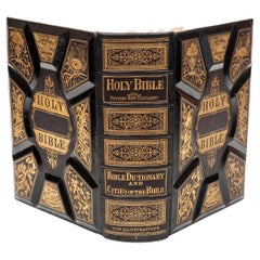 Antique 1 Volume. Anon. Holy Bible, Old And New Testaments