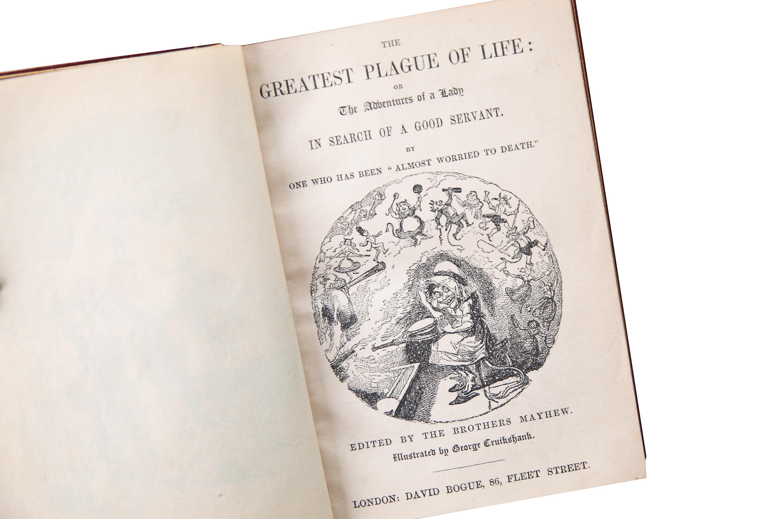 1 Volume. (Anon) The Greatest Plague of Life. In Good Condition For Sale In New York, NY