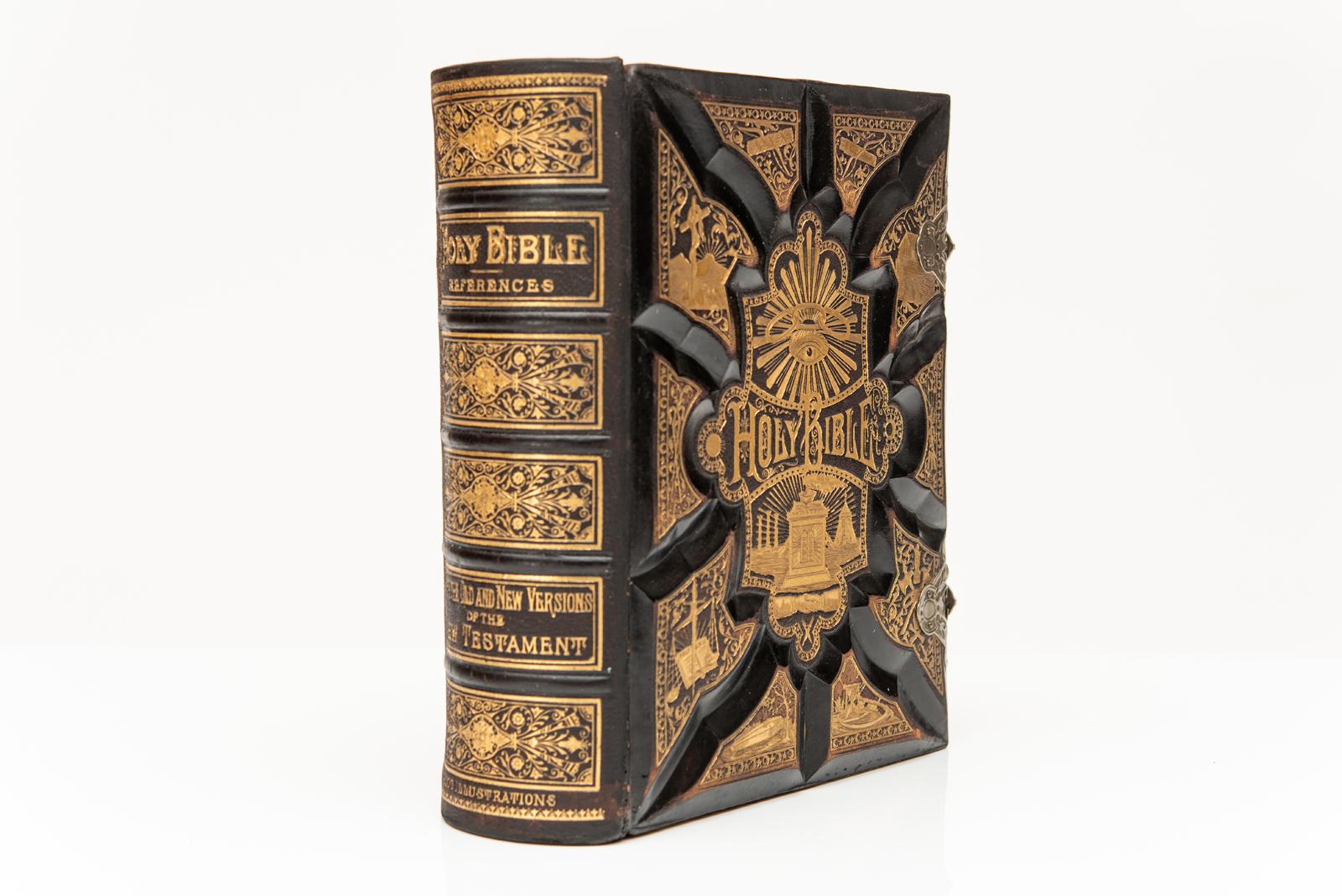 Américain 1 Volume. Anon. The Holy Bible. Containing The Old and New Testaments en vente