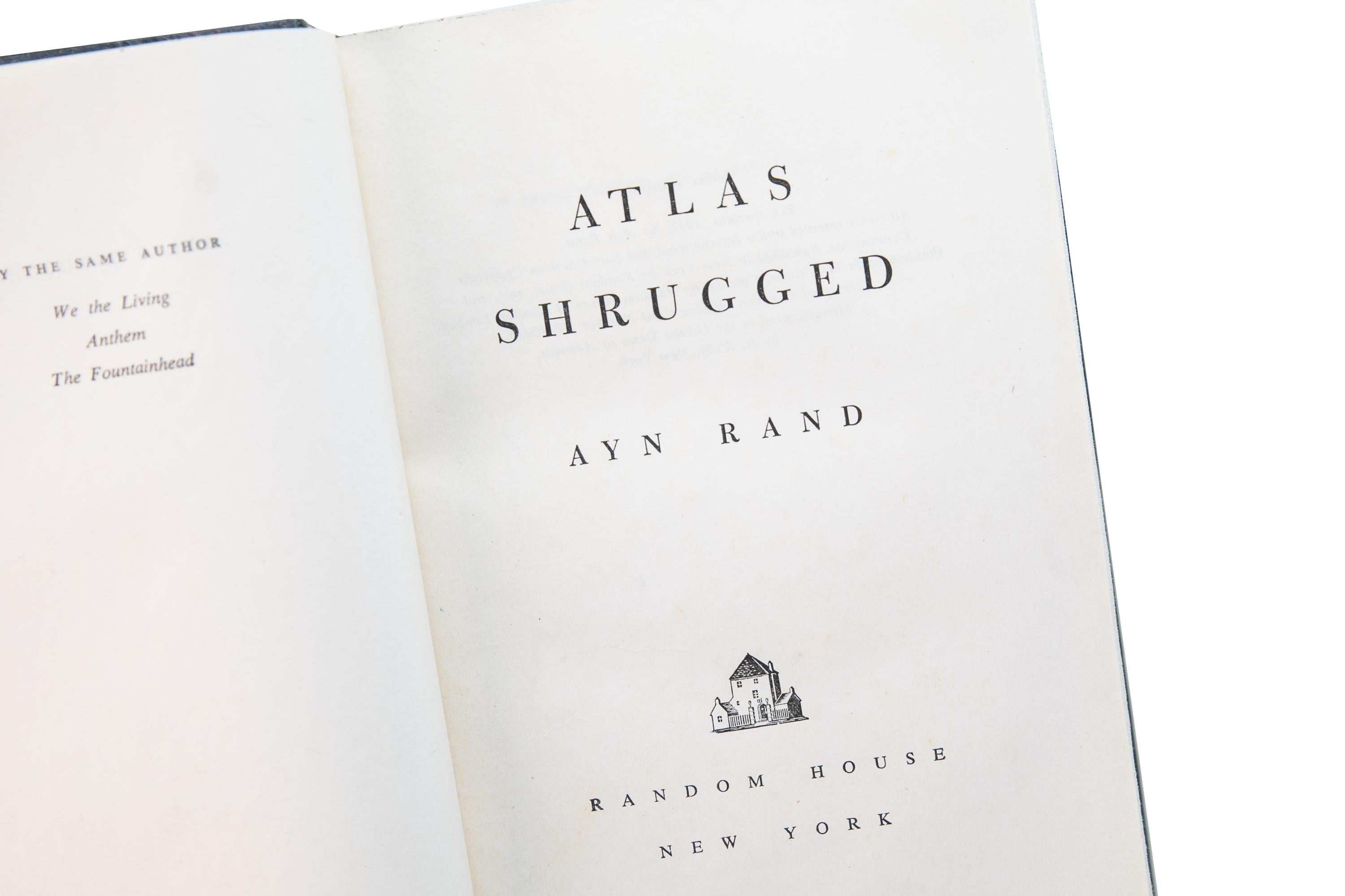 American 1 Volume. Ayn Rand, Atlas Shrugged.