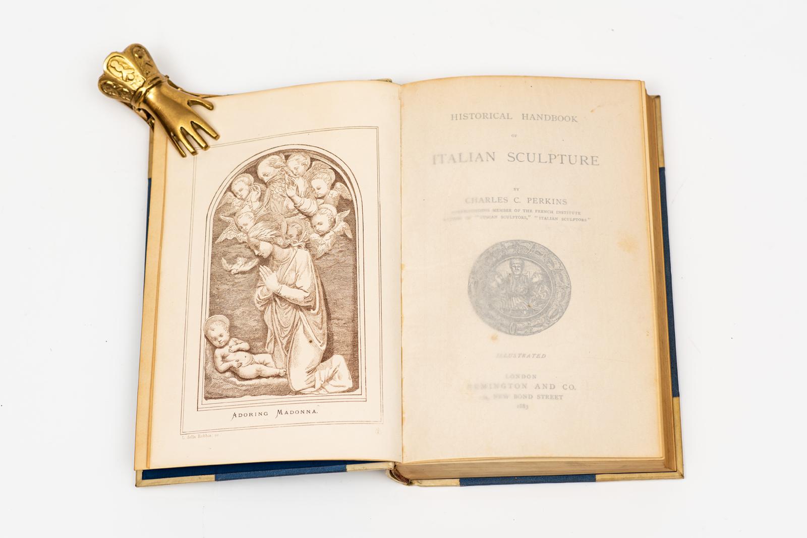 XIXe siècle 1 Volume. Charles C. Perkins, Historical Handbook of Italian Sculpture en vente