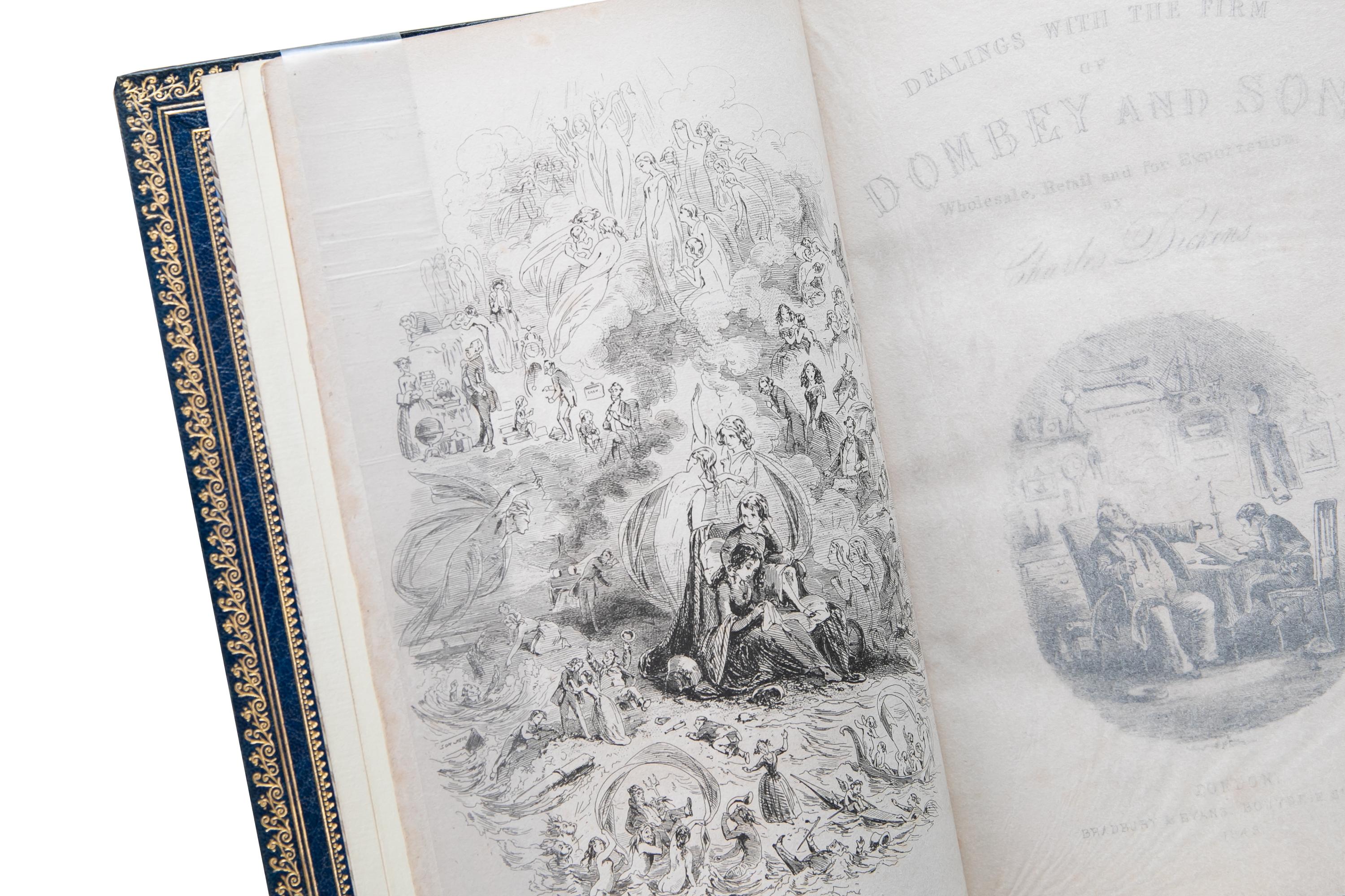 1 Volume. Charles Dickens, Dombey & Son.  In Good Condition For Sale In New York, NY