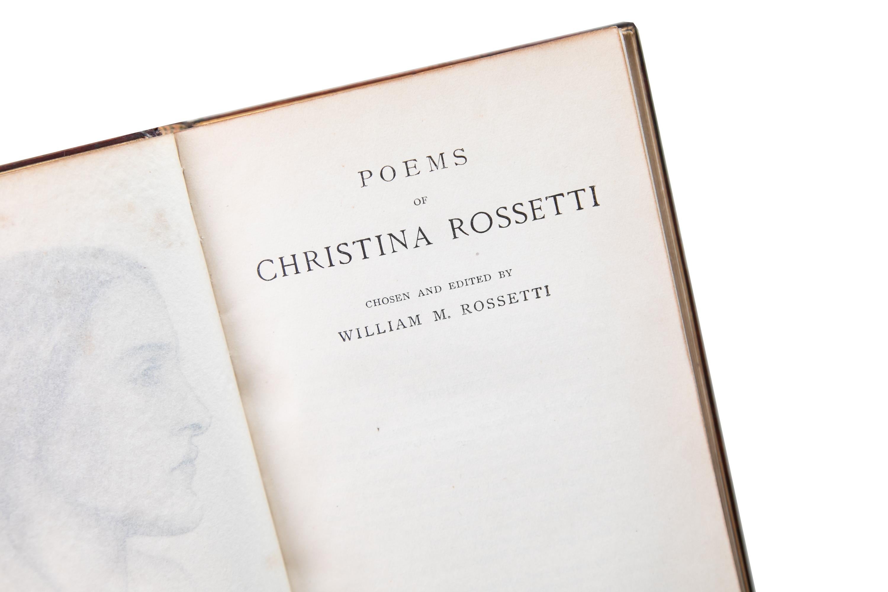 1 Volume. Christina Rossetti, Poems. In Good Condition In New York, NY