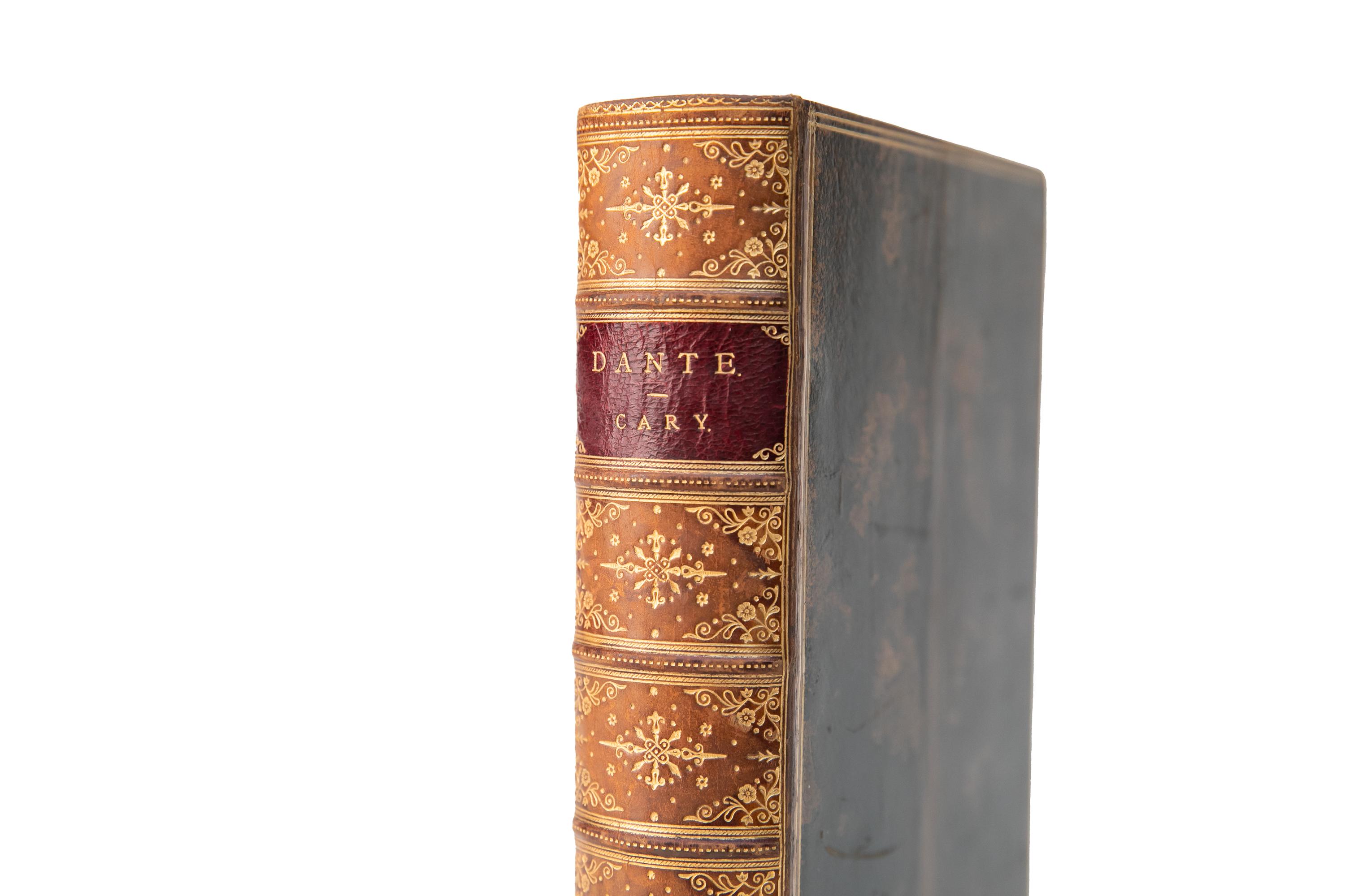 19th Century 1 Volume. Dante Alighieri, The Vision. For Sale