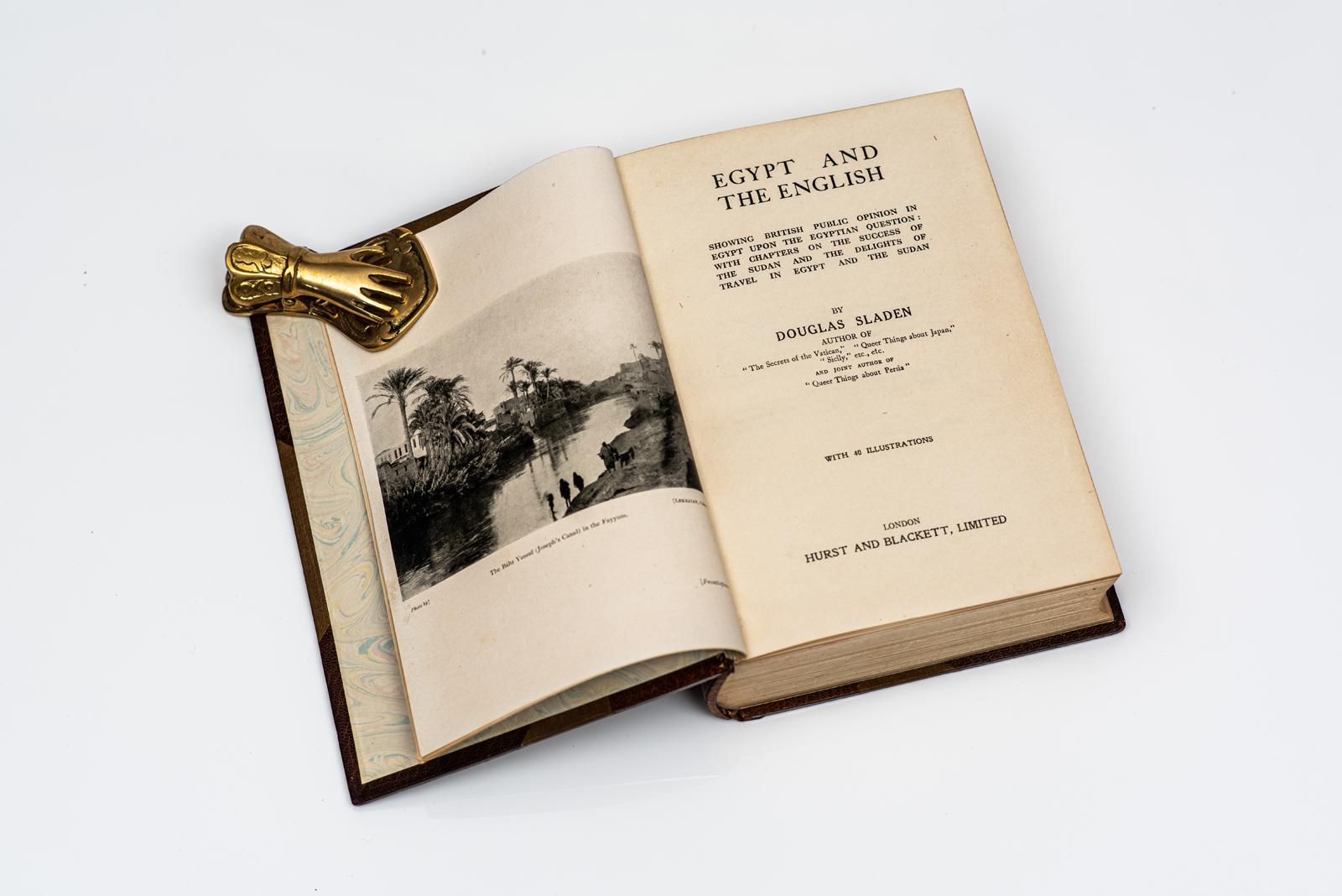1 Volume. Douglas Sladen, Egypt & The English. In Good Condition For Sale In New York, NY