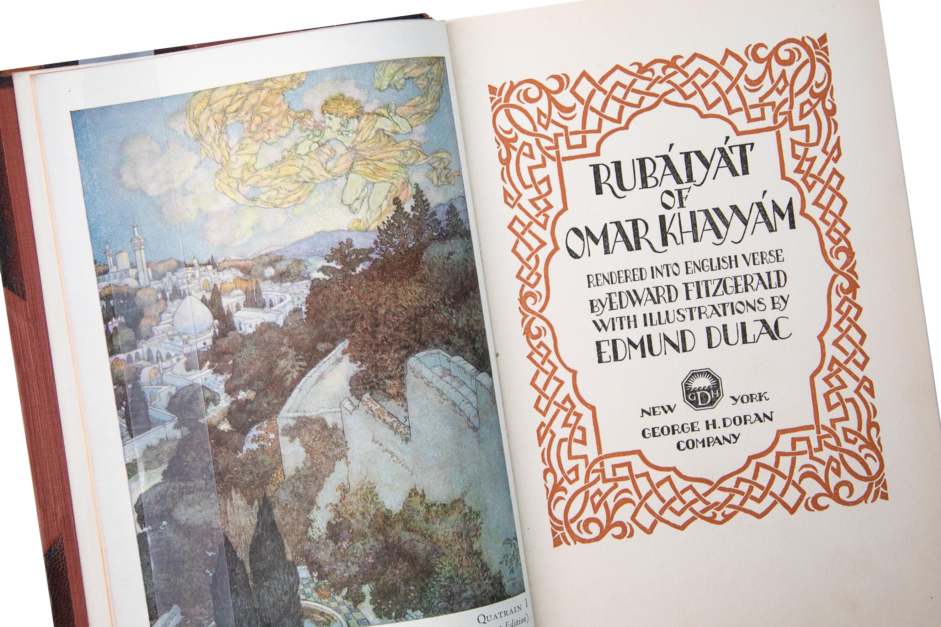 American 1 Volume. Edward Fitzgerald, Rubiáiyát of Omar Khayyám. For Sale