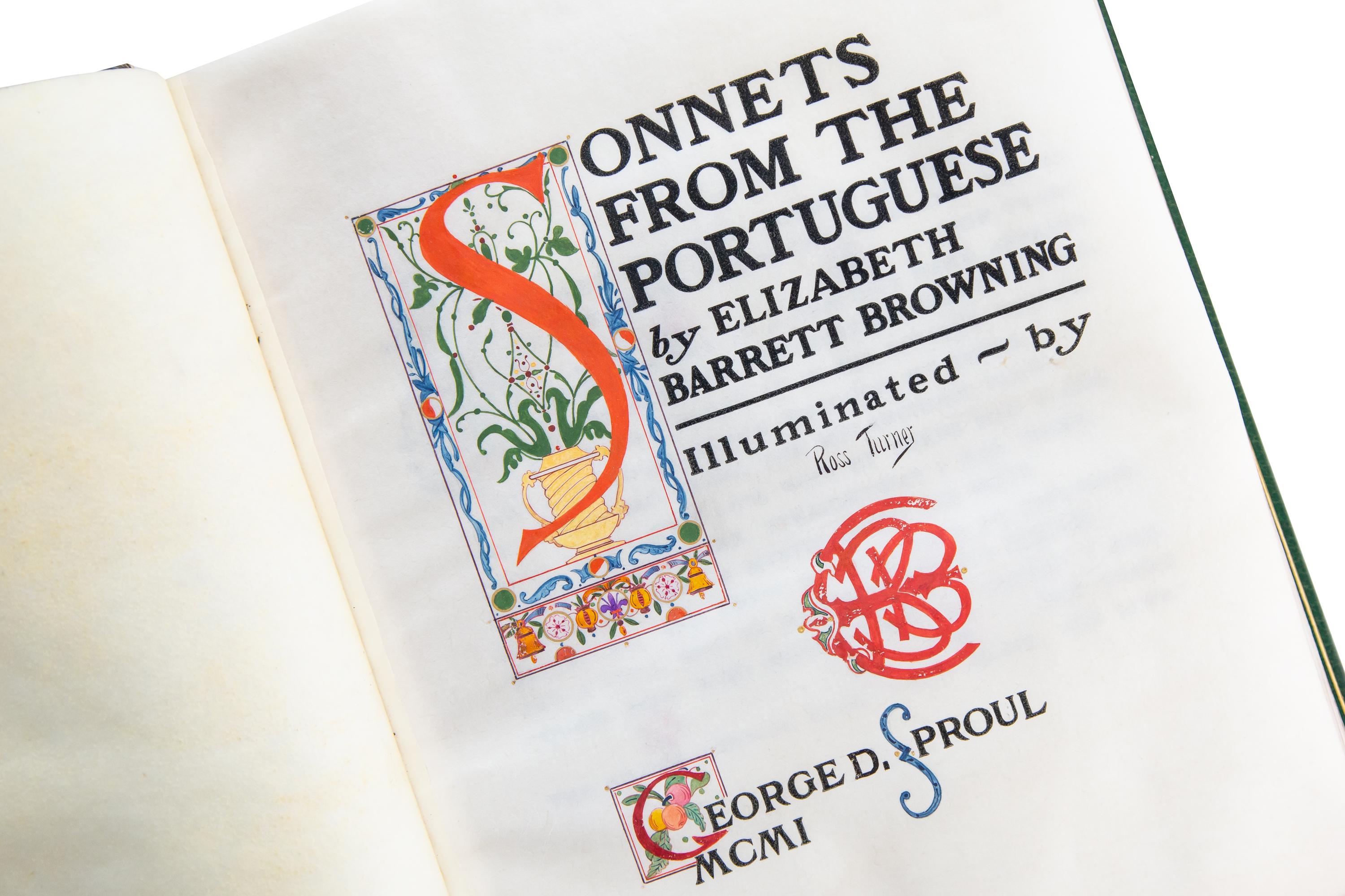 American 1 Volume. Elizabeth Barrett Browning, Sonnets from the Portuguese.