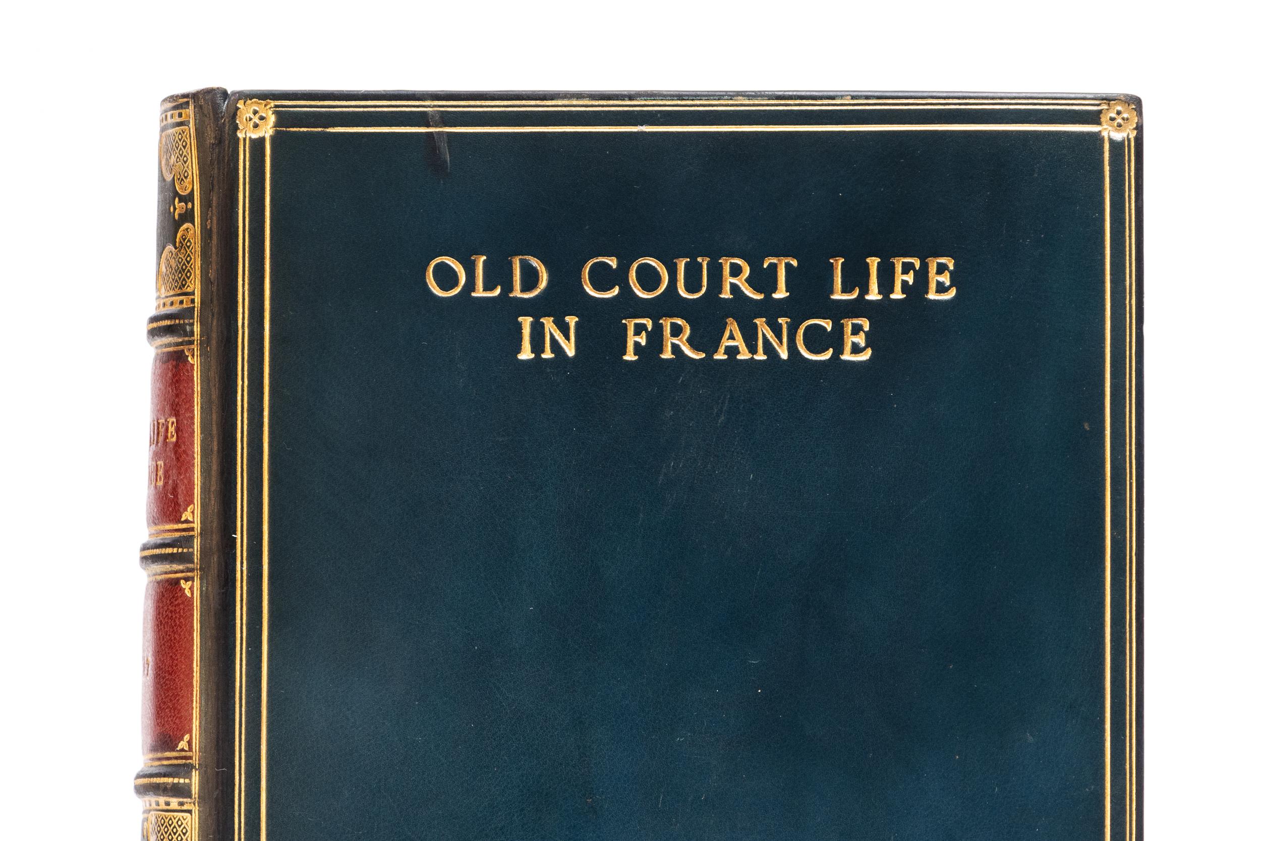 American 1 Volume. Frances Elliot, Old Court Life in France For Sale