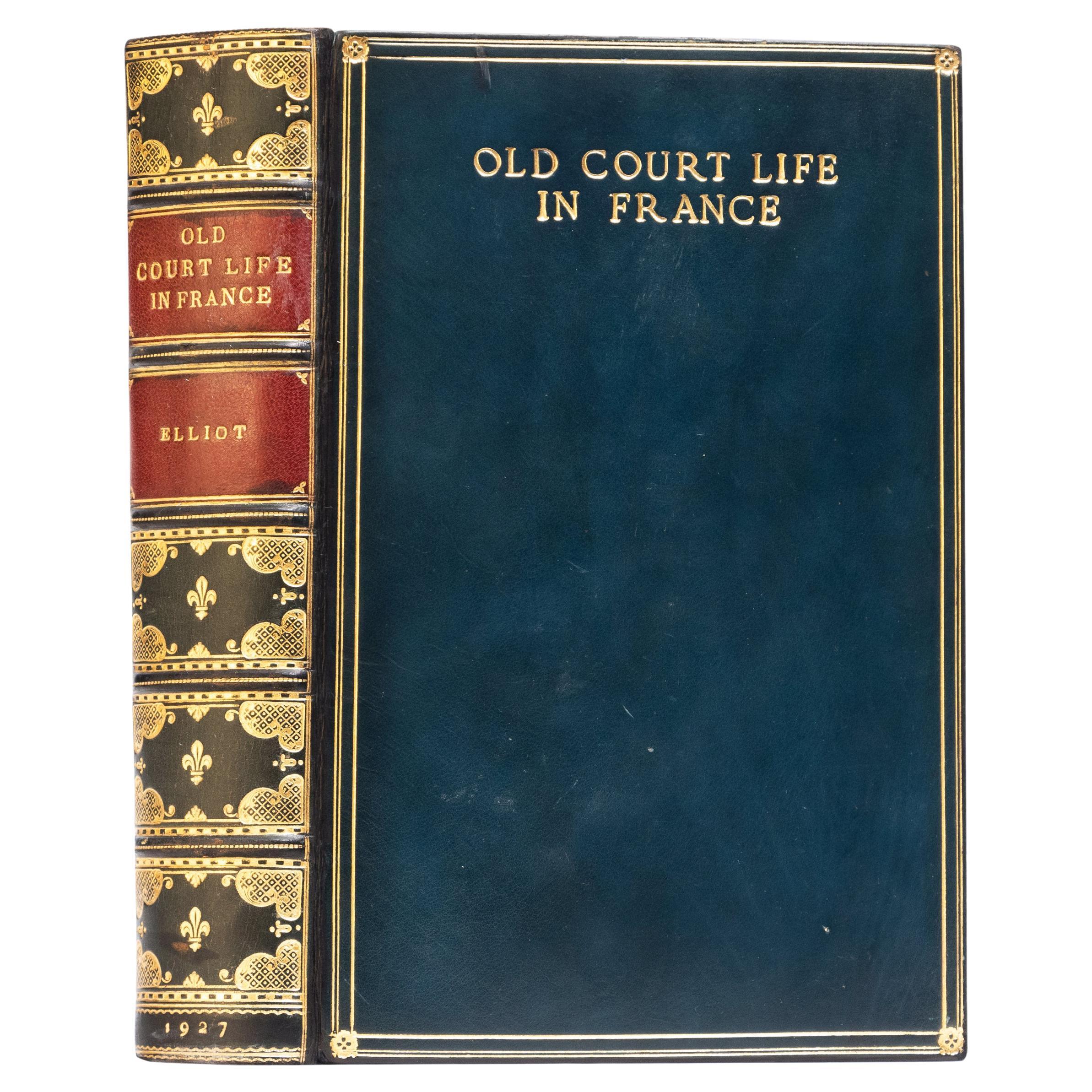 1 Volume. Frances Elliot, Old Court Life in France For Sale