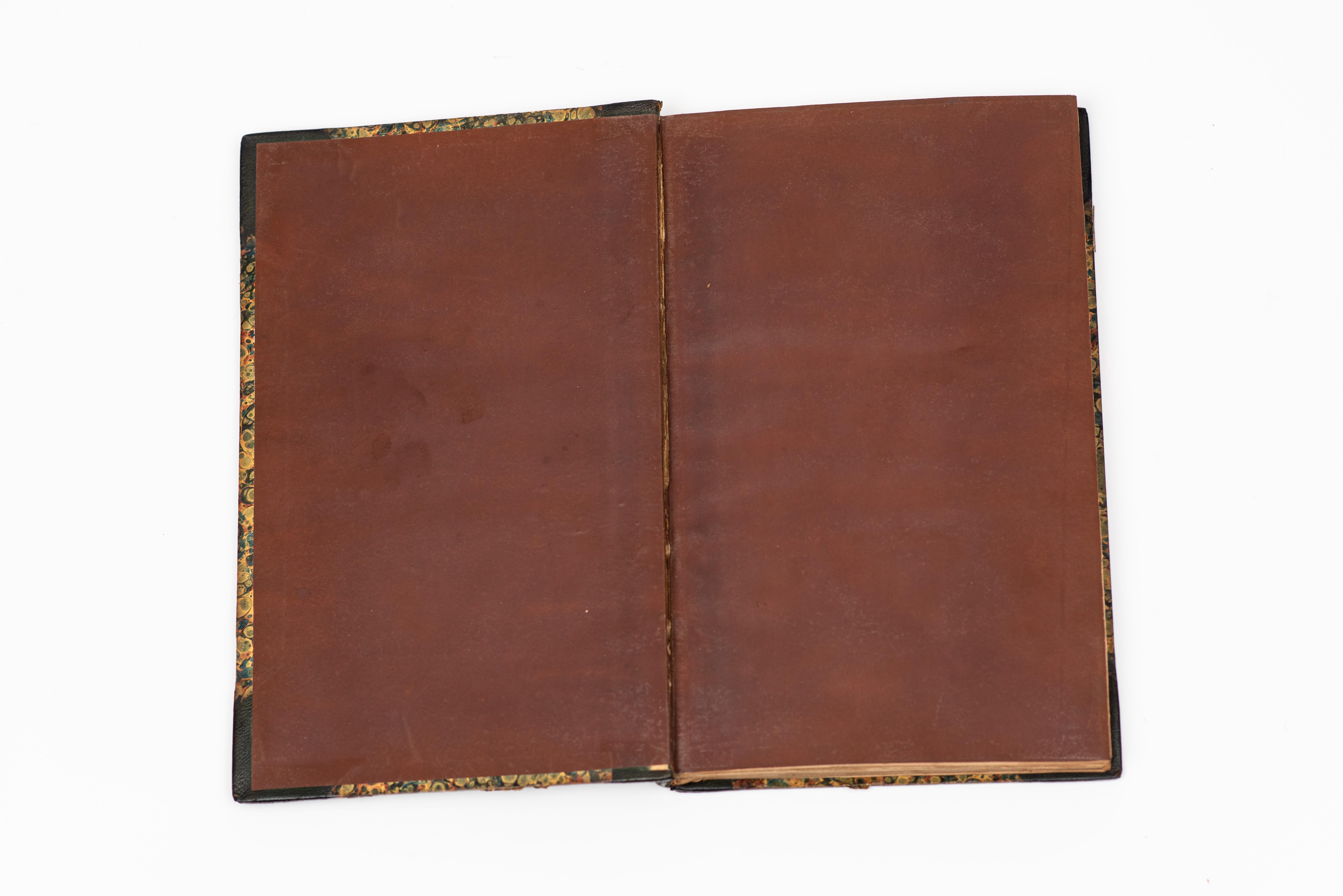 1 Volume. Le général Henry Lee. Observations sur les écrits de Thomas Jefferson. Reliure en maroquin 3/4, plats marbrés. New York : Charles de Behr, 1822. 