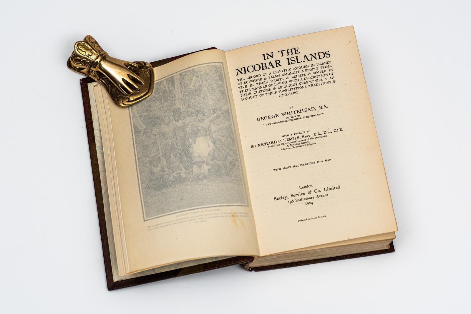 1 Volume. George Whitehead, In the Nicobar Islands. In Good Condition In New York, NY