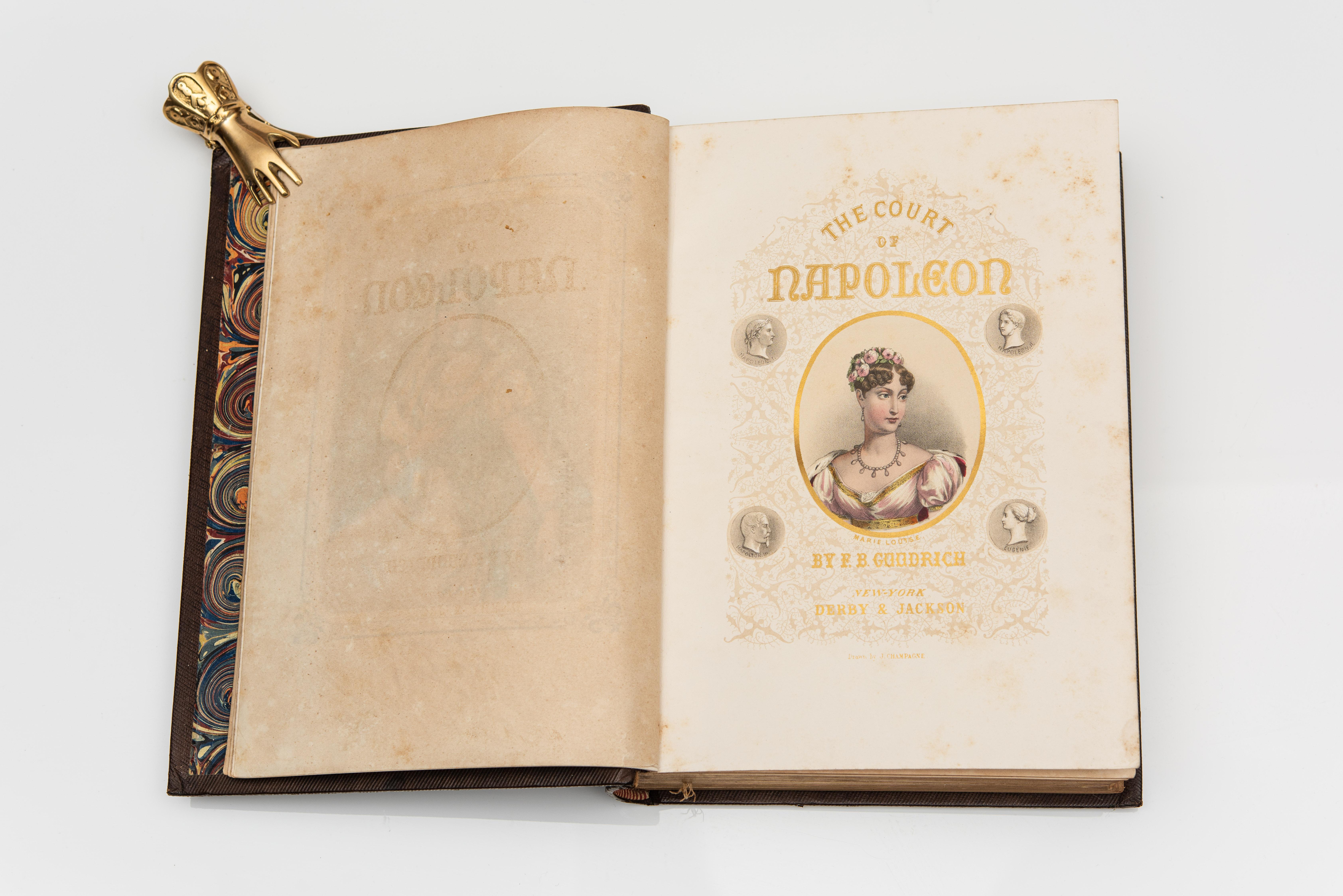 1 Volume. Goodrich, Frank B. The Court Of Napoleon. In Good Condition For Sale In New York, NY
