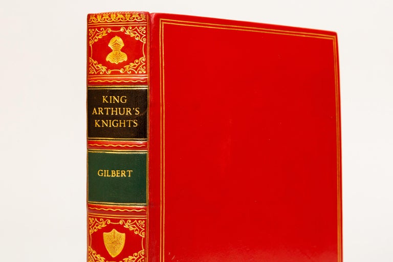 1 Volume. Henry Gilbert, King Arthur's Knights. Bound in full red calf. All edges gilt. Raised bands. Gilt knight symbols on spines. Marbled endpapers. Illustrated. Published: London; T.C & E.C. Jack 1911.