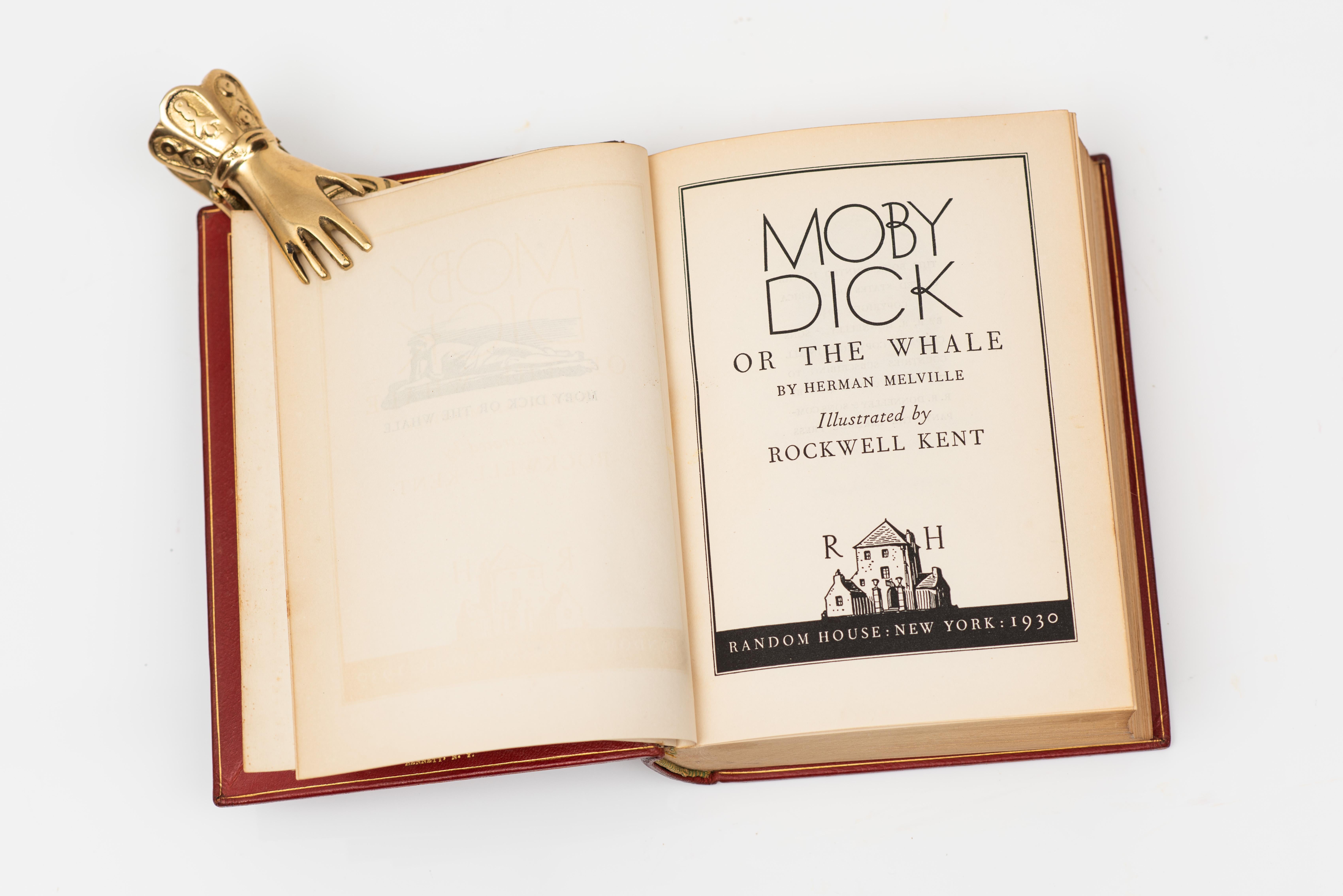 1 Volume. Herman Melville, Moby Dick. In Good Condition For Sale In New York, NY