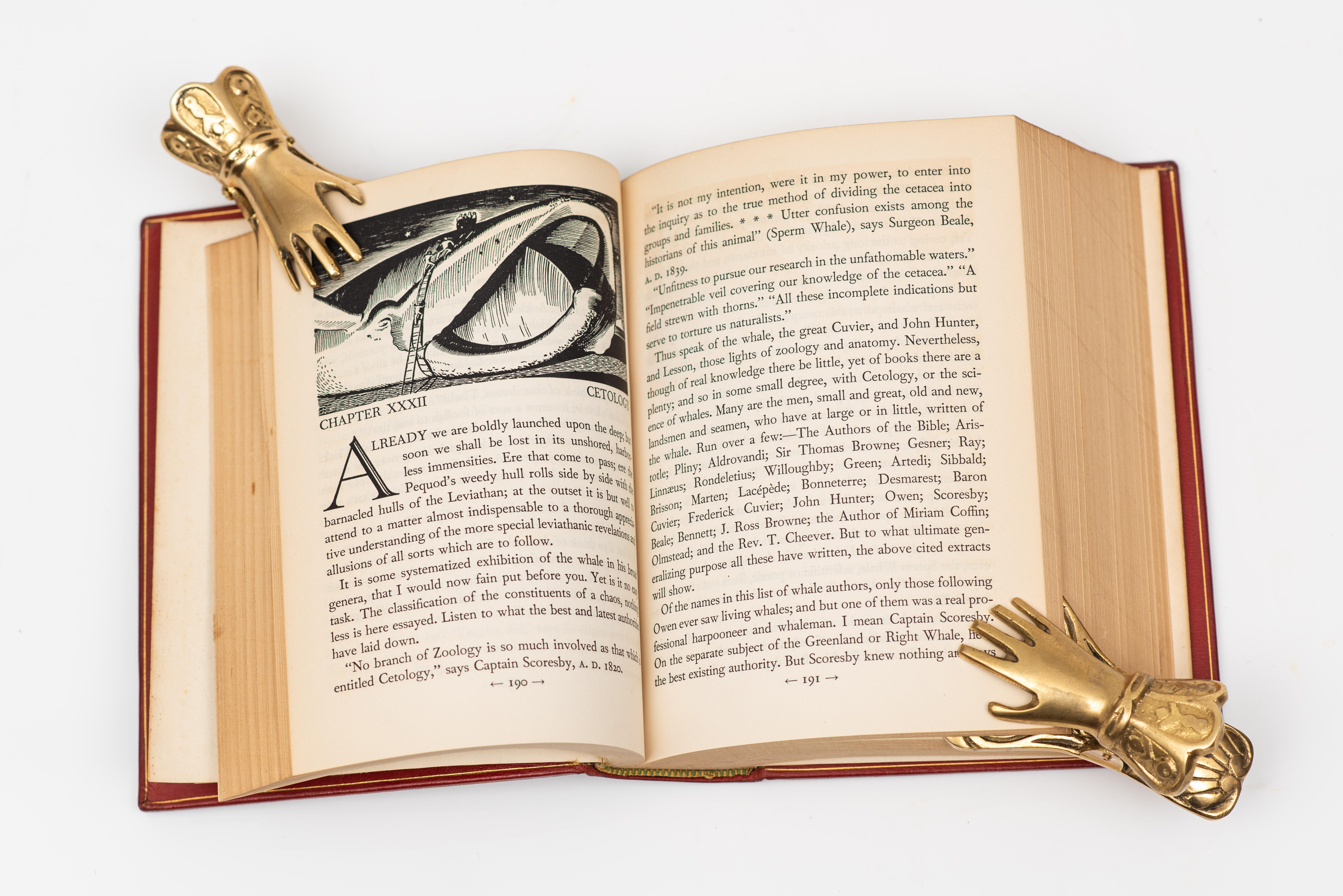 Leather 1 Volume. Herman Melville, Moby Dick. For Sale