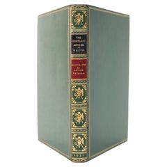 1 Volume. Izaak Walton, The Compleat Angler.