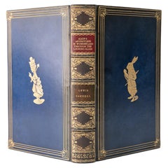 Antique 1 Volume. Lewis Carroll, Alice in Wonderland and Through the Looking Glass