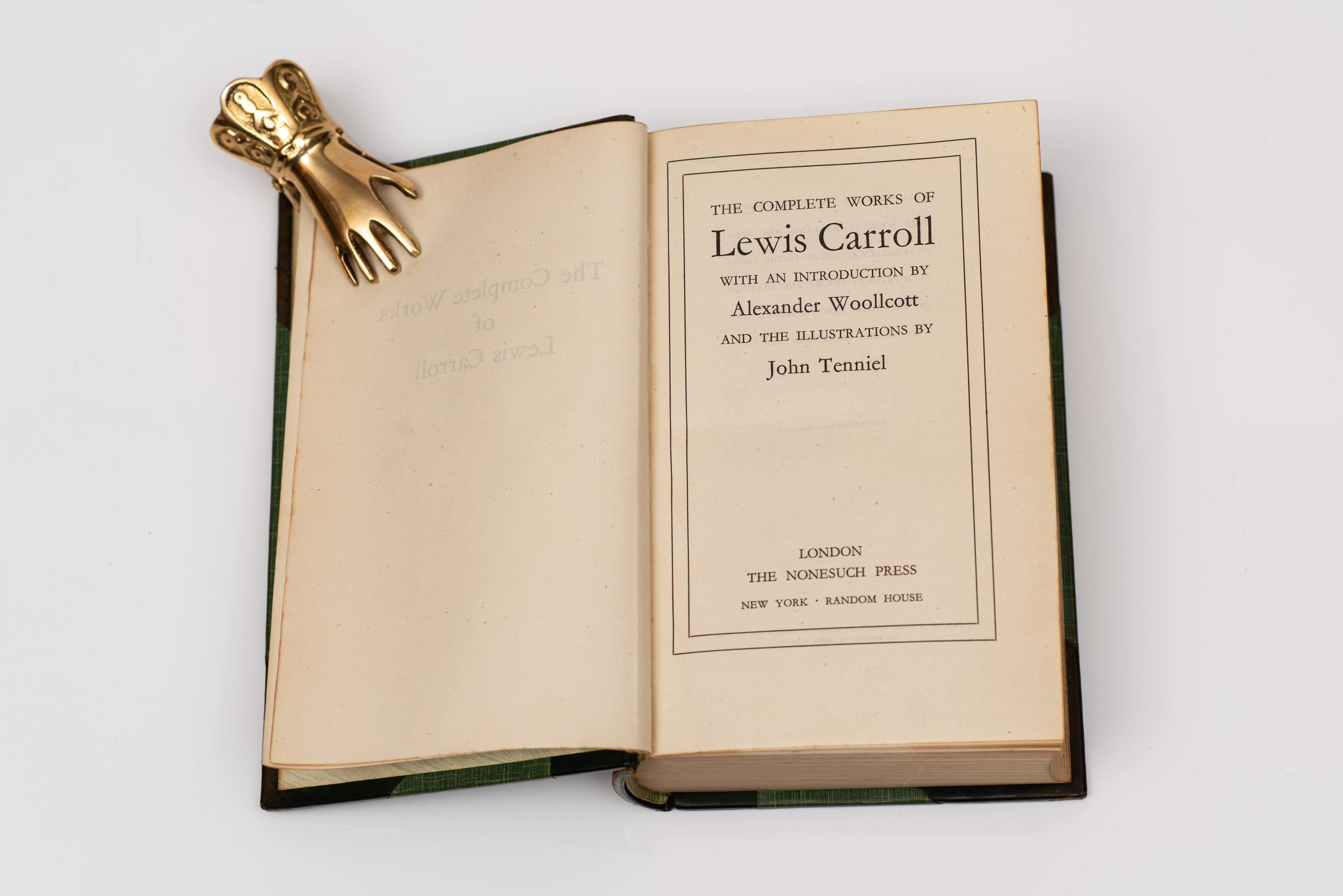 20ième siècle 1 Volume. Lewis Carroll, The Works en vente