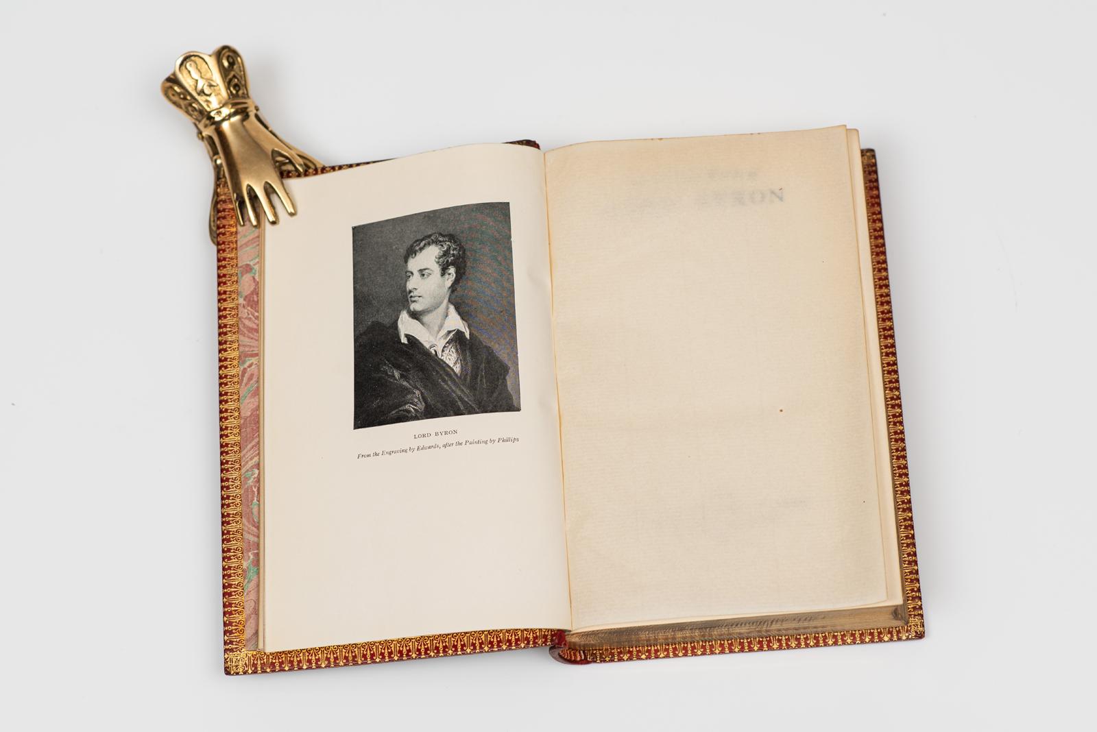 1 Volume. Lord Byron, The Poetical Works (Les œuvres poétiques) Bon état - En vente à New York, NY