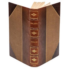 1 Volume. Major C.M. Enriquez, Malaya.