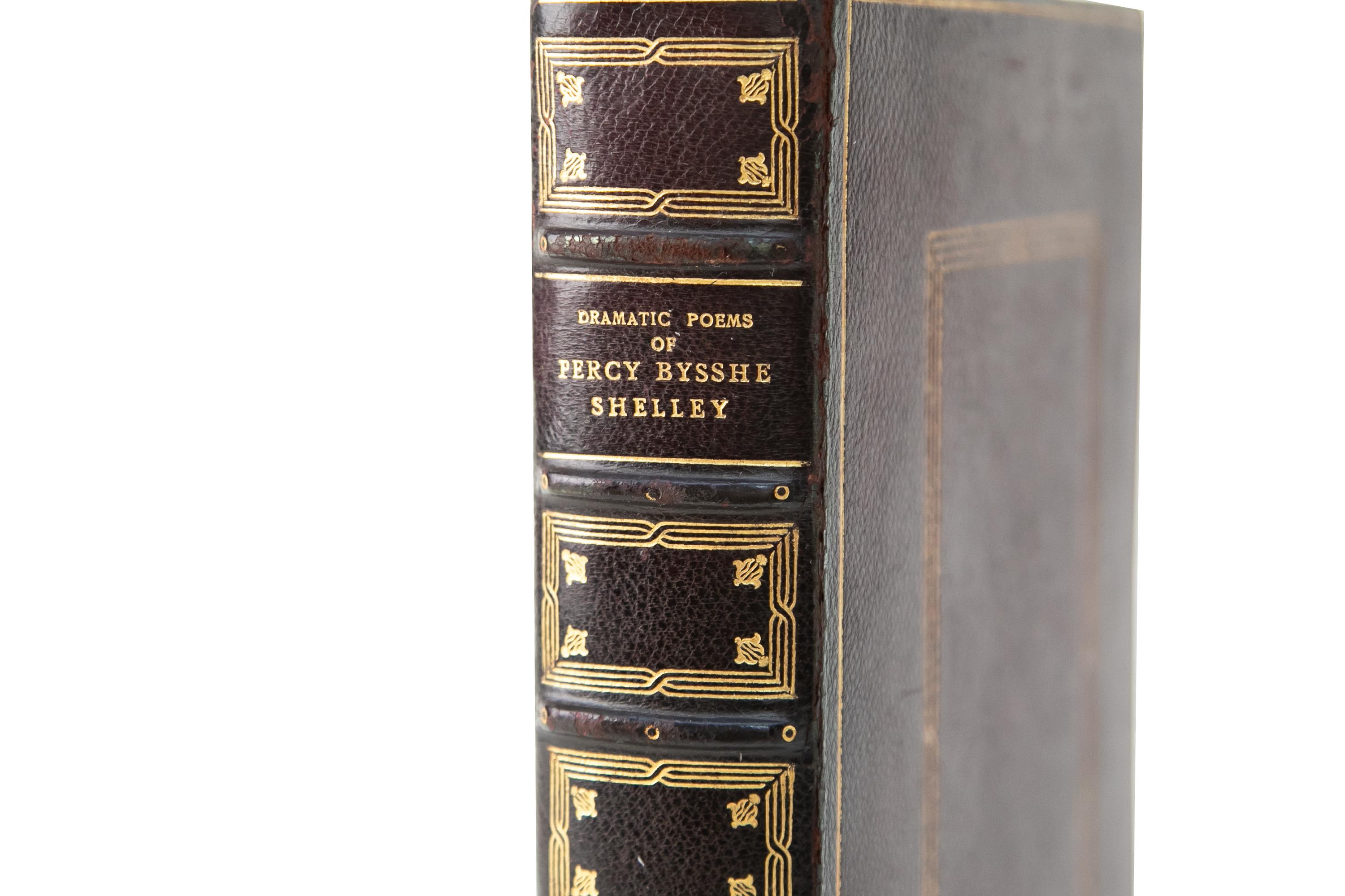 20th Century 1 Volume. Percy Bysshe Shelley, Dramatic Poems. For Sale