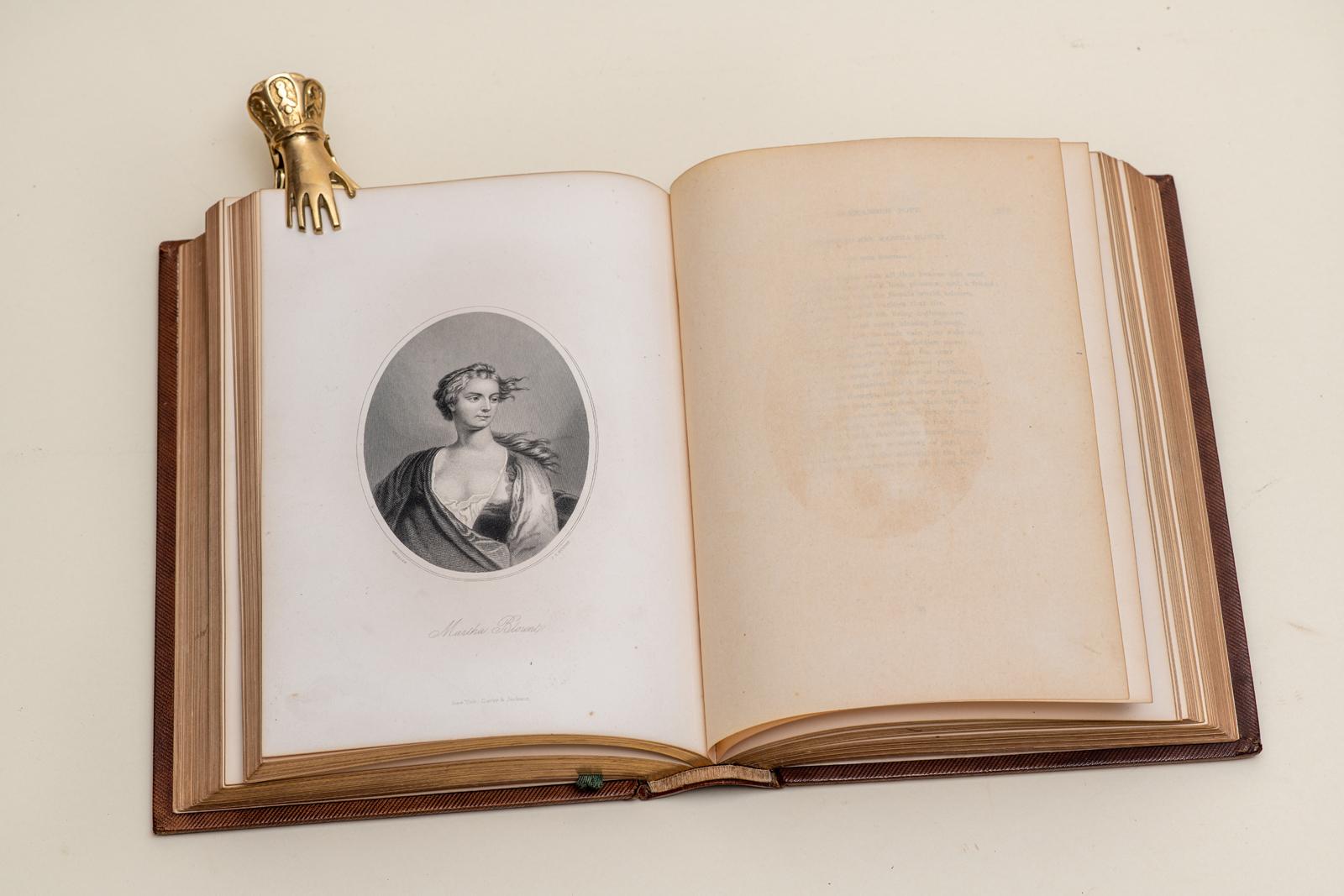 Leather 1 Volume. Richard Henry Stoddard, The Loves and Heroines of the Poets. For Sale