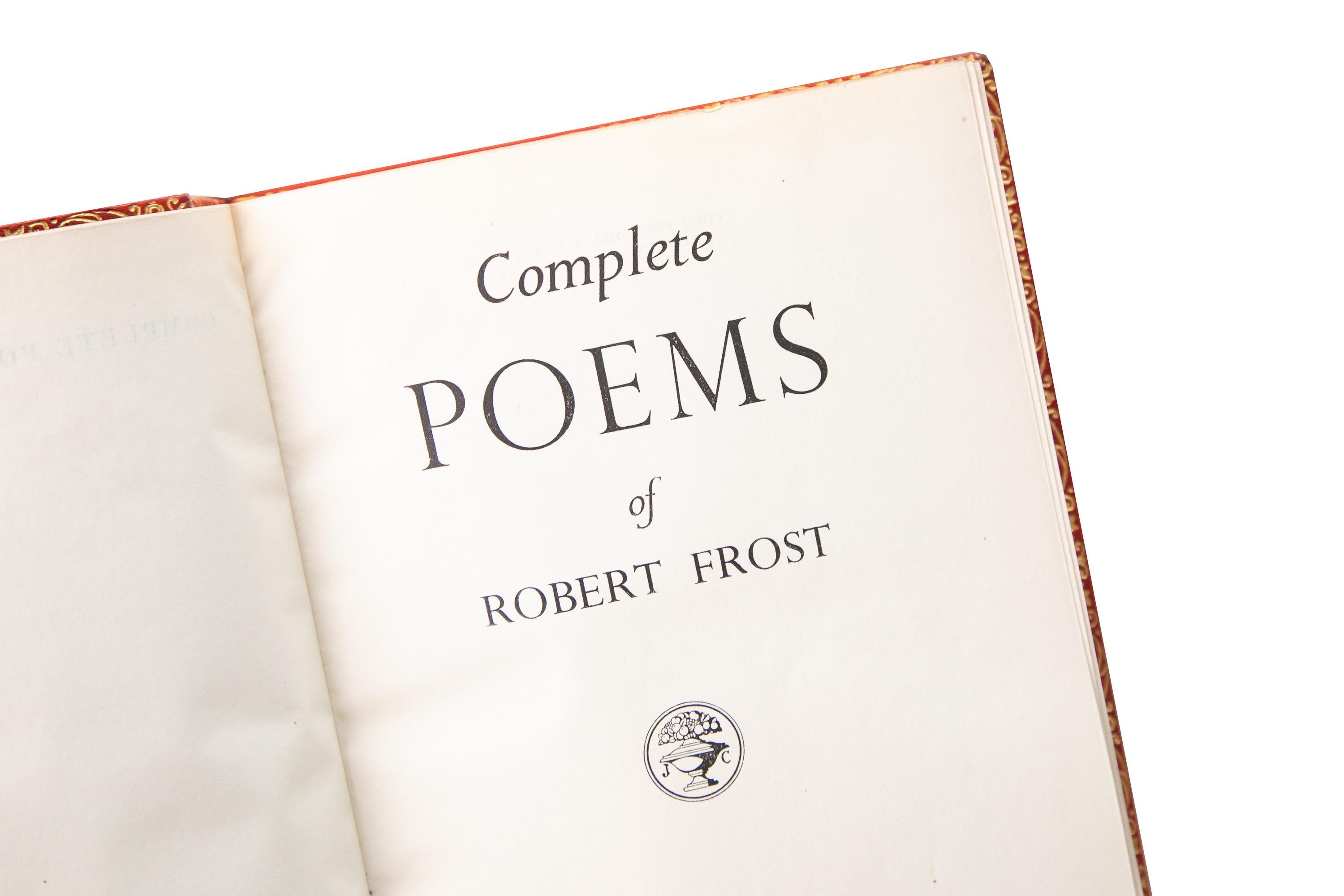 English 1 Volume, Robert Frost, the Complete Poems