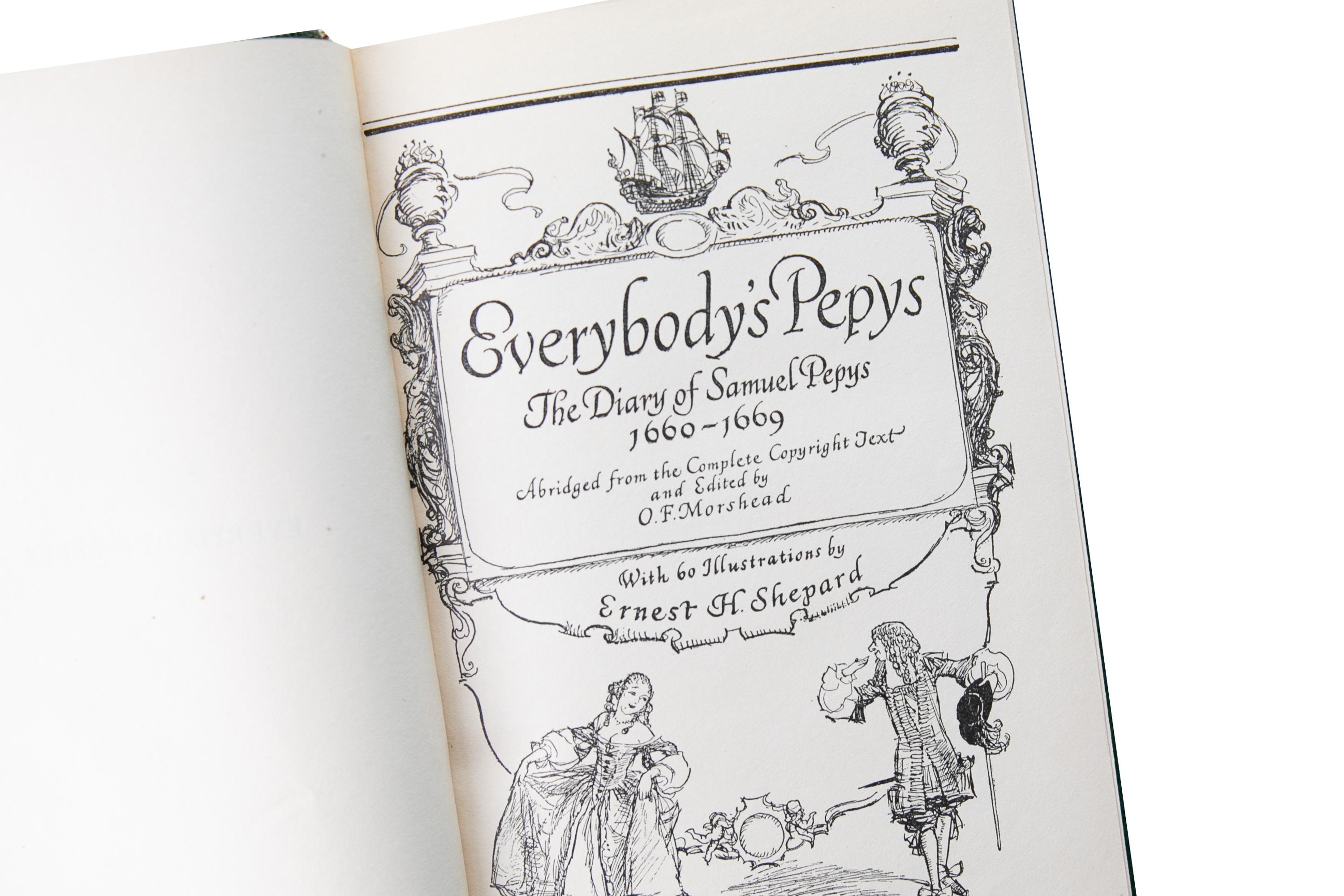 1 Band. Samuel Pepys, Tagebuch 1660-1669. im Zustand „Gut“ im Angebot in New York, NY