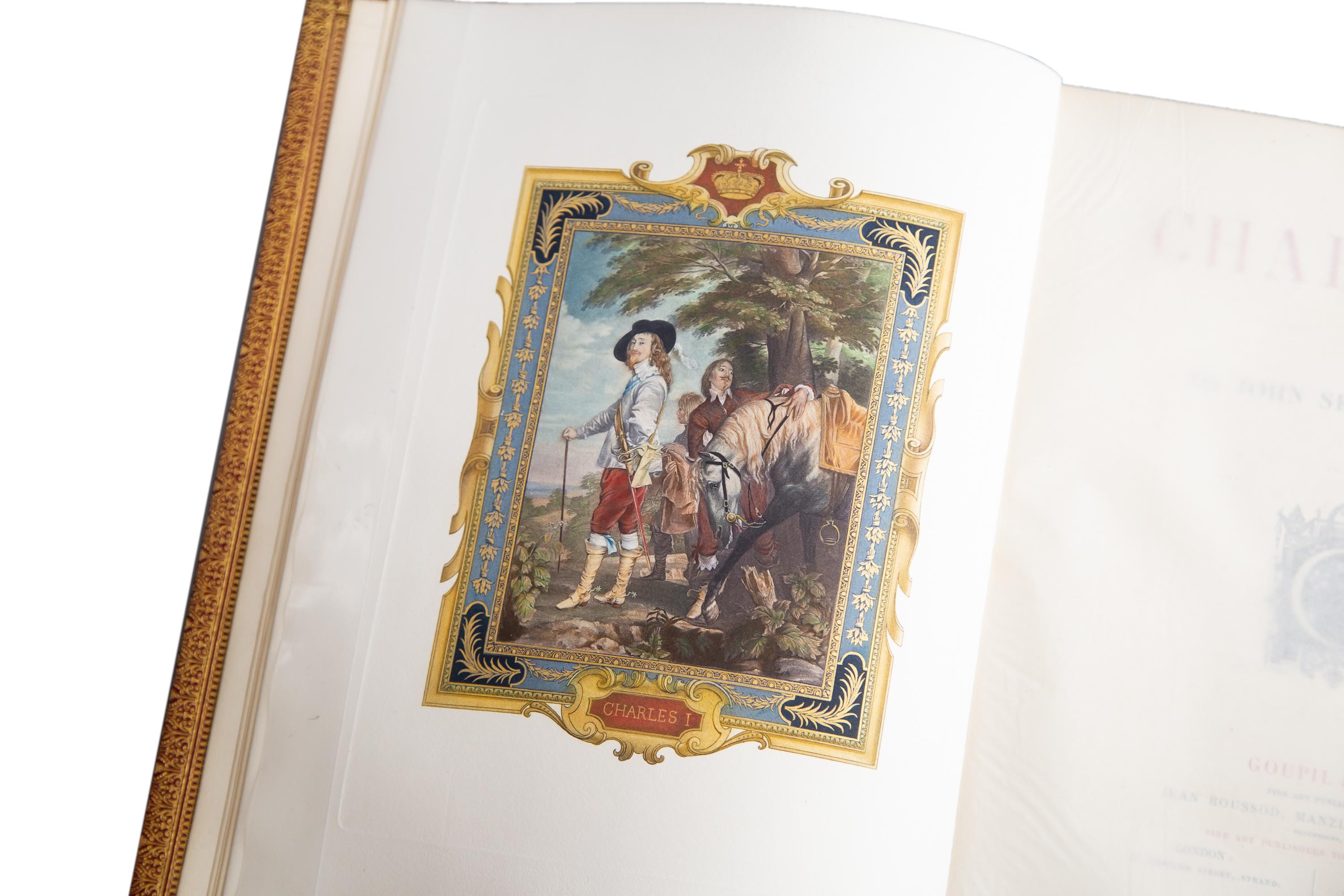 Fin du XIXe siècle 1 Volume. Sir John Skelton. Charles Ier. en vente