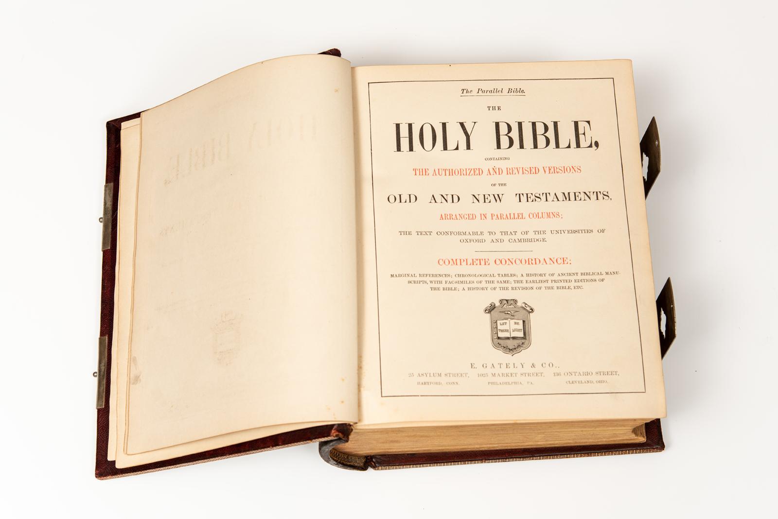 19th Century 1 Volume. The Holy Bible.