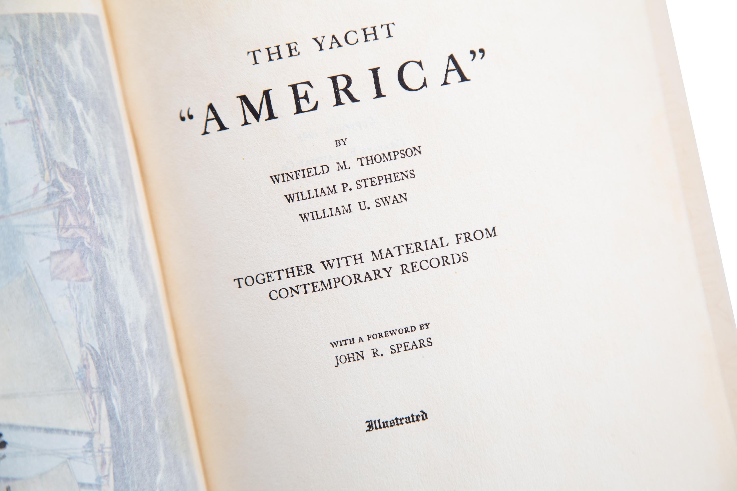 American 1 Volume, Thompson, Stephens & Swan, the Yacht America