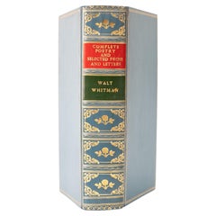 1 Volume. Walt Whitman, Poésie, prose et lettres complètes.