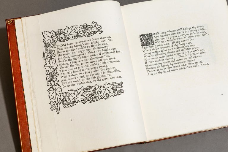 19th Century 1 Volume, William Shakespeare, The Sonnets