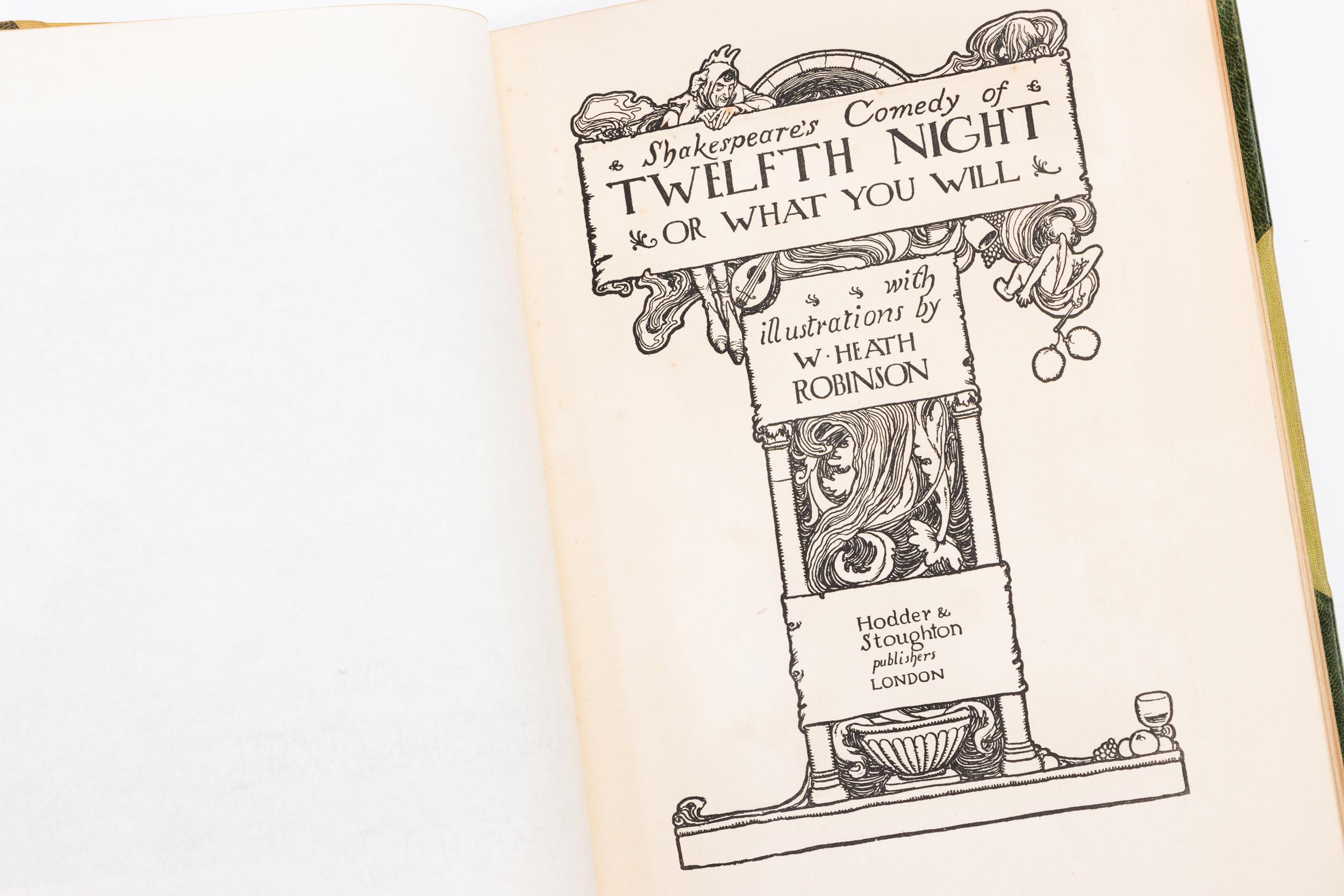 20th Century 1 Volume, William Shakespeare, Twelfth Night For Sale