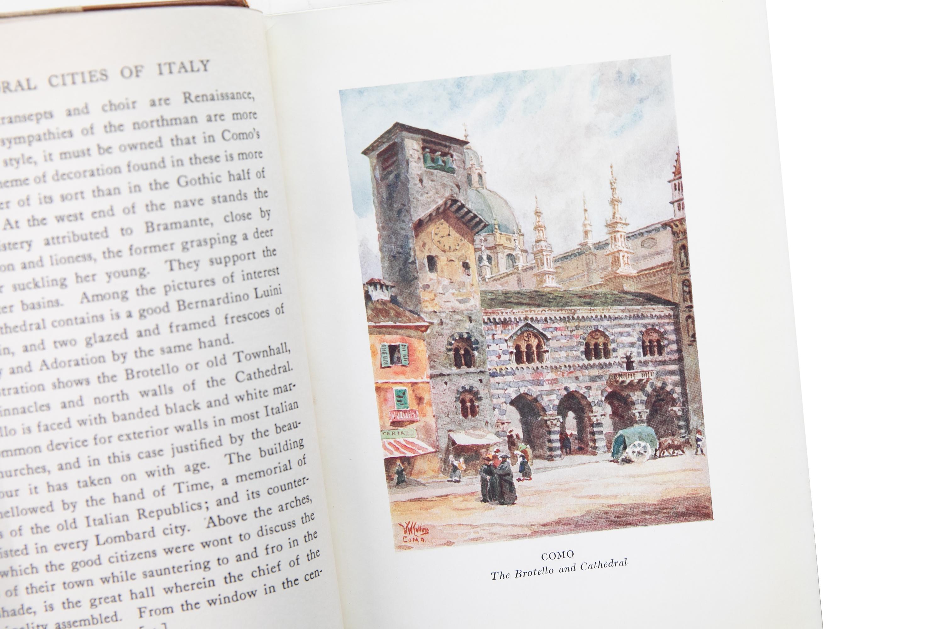 1 Volume. W.W. Collins, Cathedral Cities of Italy. In Good Condition For Sale In New York, NY