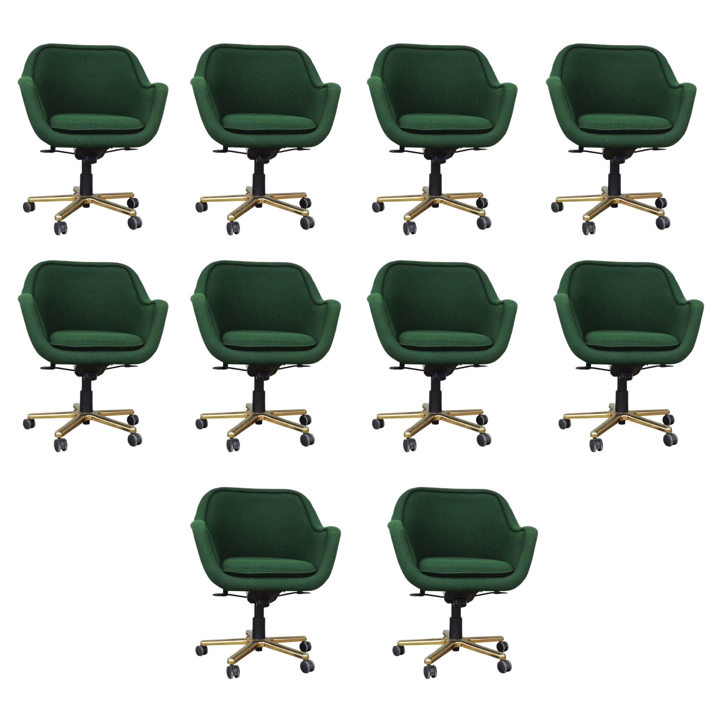 1 Ward Bennett for Brickel and Associates Bumper Desk Conference Chair