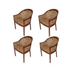 1 Ward Bennett For Brickel Fabric Upholstered Arm Chair