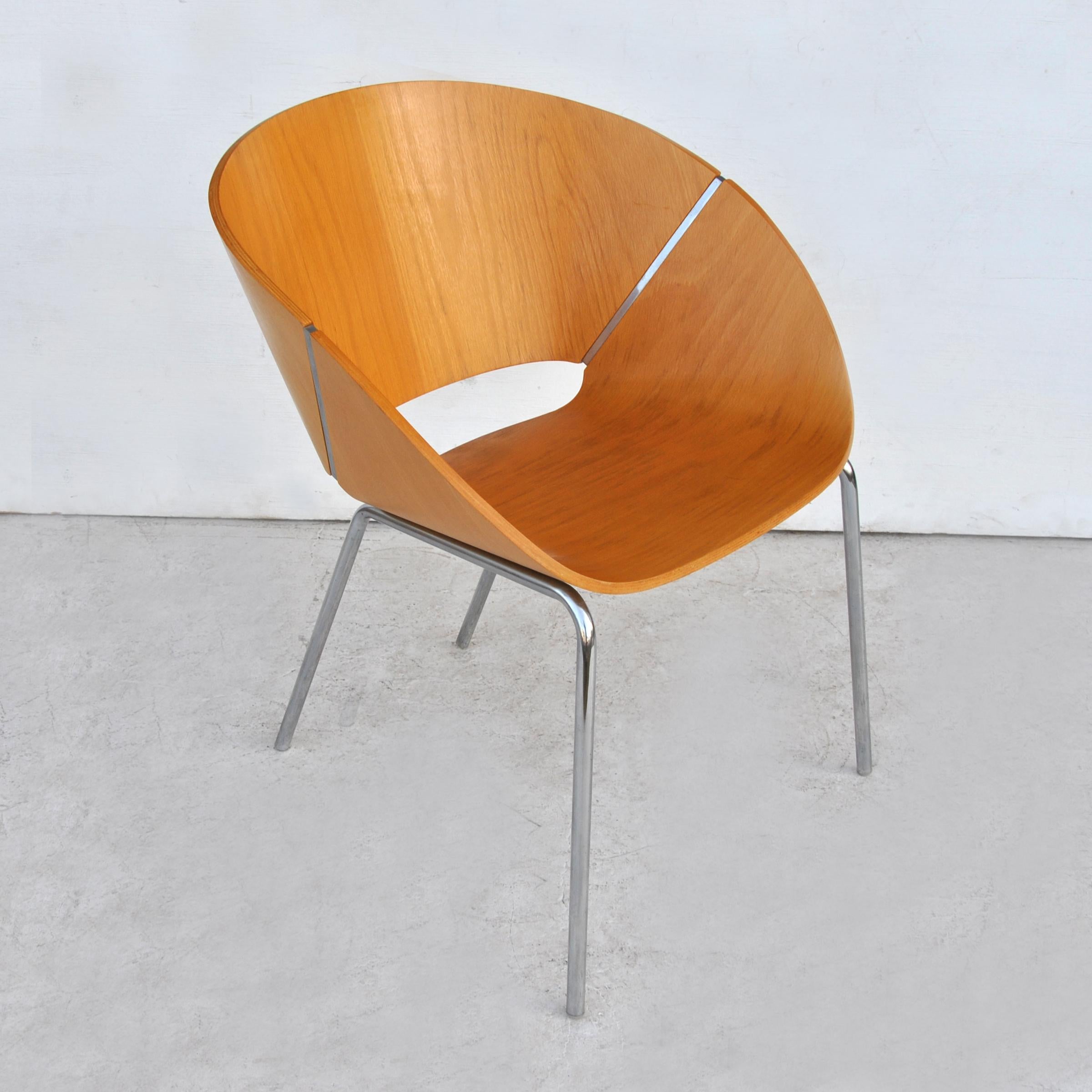 Modern 1 Wolfgang Mezger for Davis Furniture  Lipse Side Chair  For Sale