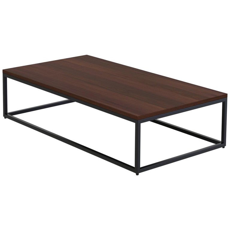 1 X 1 Coffee Table 60", Walnut For Sale at 1stDibs