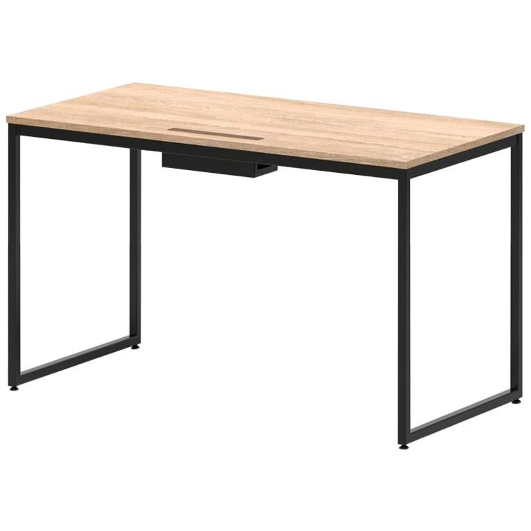 1 X 1 Desk 56", Oak - IN STOCK