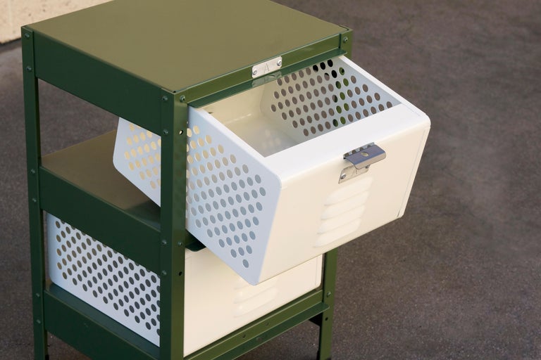 1 x 2 Locker Basket Unit, Vintage Inspired and Newly Fabricated to