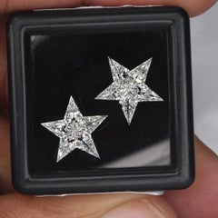 10/0.59 Carat Star Shape G Color Vvs1 Clarity Diamond