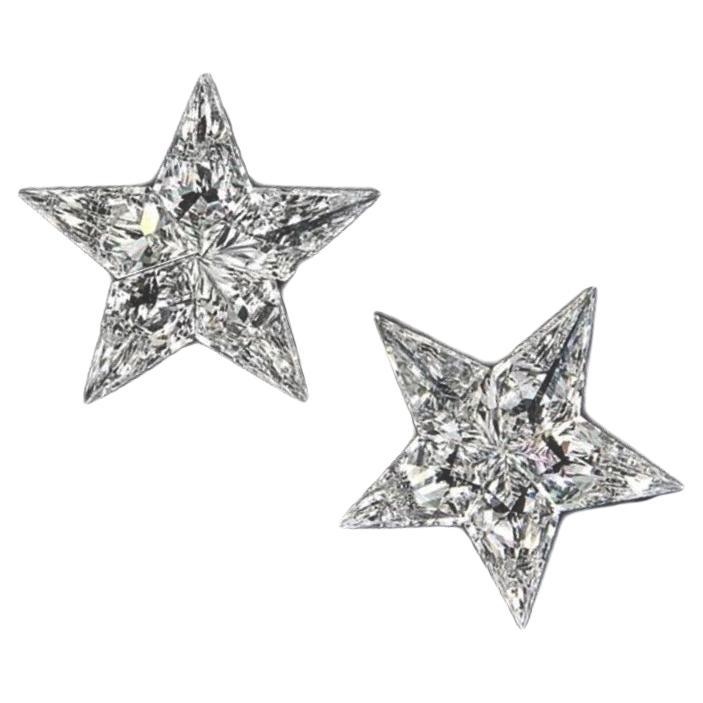 10/0.59 Carat Star Shape G Color Vvs2 Clarity Diamond For Sale