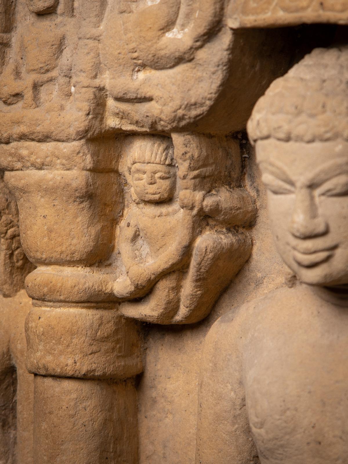 10-12e siècle Fragment Jain en grès ancien de l'Inde en vente 4