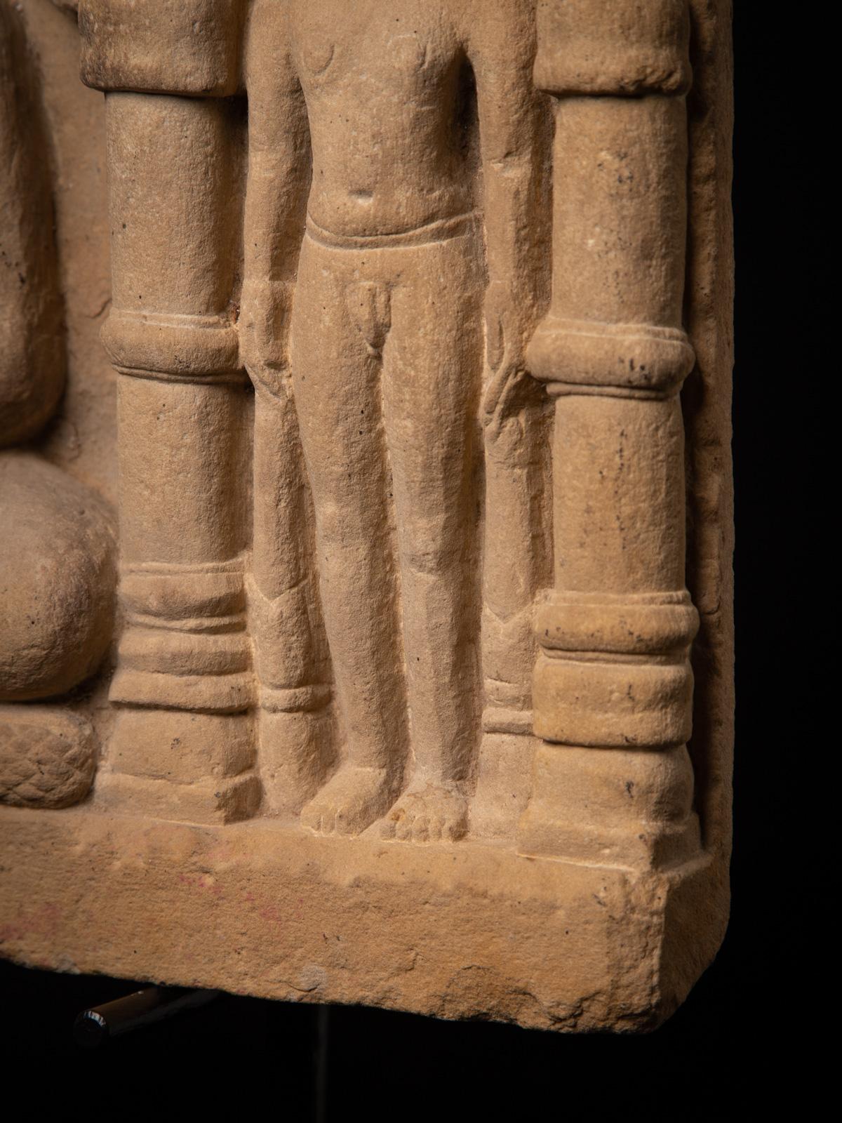 10-12e siècle Fragment Jain en grès ancien de l'Inde en vente 8