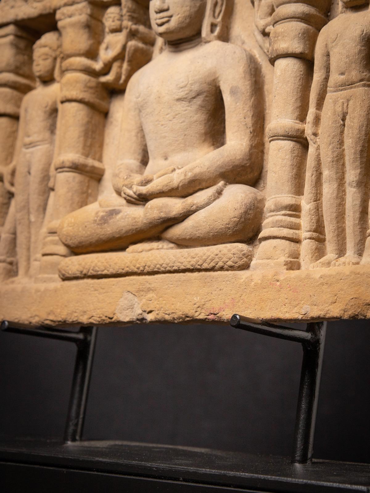 10-12e siècle Fragment Jain en grès ancien de l'Inde en vente 10