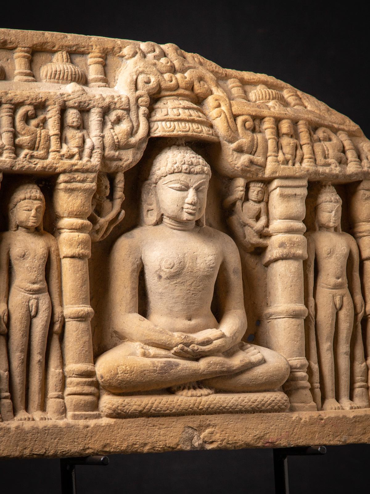 10-12e siècle Fragment Jain en grès ancien de l'Inde en vente 12