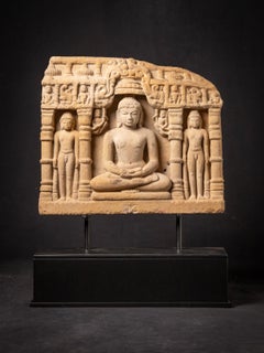 10-12th century Antique sandstone Jain fragment from India